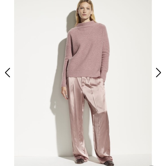 Vince Boiled Cashmere Funnel Neck Pullover - Picture 2 of 4